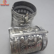 Load image into Gallery viewer, Cuff Bracelet, Antique Afghan Cuff, Vintage Bracelet