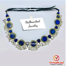 Load image into Gallery viewer, Handmade Bohemian Lapis Stone Belly Dance Belt