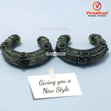 Load image into Gallery viewer, Antique Boho Tribal Cuff Bracelet