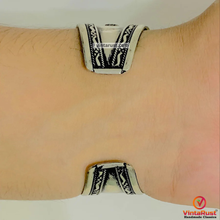 Load image into Gallery viewer, Vintage Handmade Adjustable Boho Cuff Bracelet