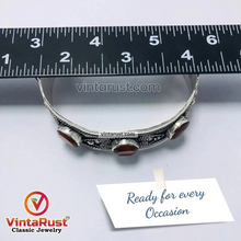 Load image into Gallery viewer, Handmade Tribal Statement Stones Bracelet