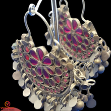 Load image into Gallery viewer, Pink Glass Stones Fashion Earrings