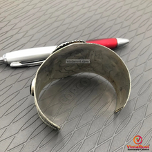 Load image into Gallery viewer, Handmade Kuchi Tribal Stone Cuff Bracelet