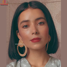 Load image into Gallery viewer, Handmade Big Hoop Earrings