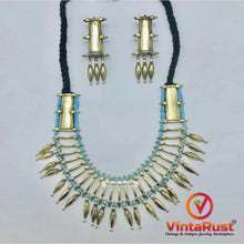 Load image into Gallery viewer, Ethnic Handmade Necklace With Earrings Jewelry Set