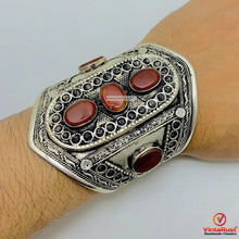 Load image into Gallery viewer, Bohemian Stone Jewelry Cuff Bracelet with Necklace