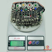Load image into Gallery viewer, Tribal Belly Belt, Multicolor Stones Light Weight Belt