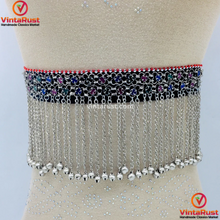 Load image into Gallery viewer, Tribal Chain Belt With Long Dangling Bells