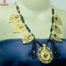 Load image into Gallery viewer, Tribal Black Stone Beaded Motif Jewelry Set