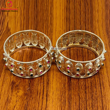 Load image into Gallery viewer, Boho Handmade Silver Cuff Bracelet