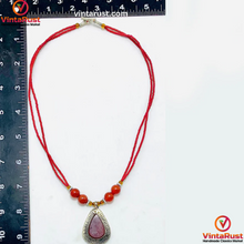 Load image into Gallery viewer, Beaded Chain Handmade Pendant Necklace