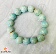 Load image into Gallery viewer, Handmade Smithsonite Gemstone Beaded Bracelet