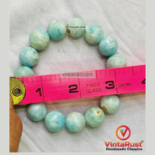 Load image into Gallery viewer, Handmade Smithsonite Gemstone Beaded Bracelet