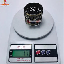 Load image into Gallery viewer, Nomadic Red and Blue Glass Stone Cuff Bracelet