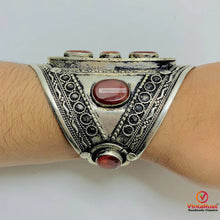 Load image into Gallery viewer, Bohemian Stone Jewelry Cuff Bracelet with Necklace