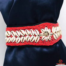 Load image into Gallery viewer, Handmade Belly Dance Beaded Belt With Shells