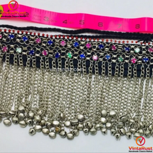 Load image into Gallery viewer, Tribal Chain Belt With Long Dangling Bells