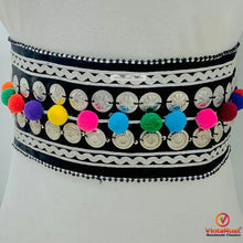 Load image into Gallery viewer, Handmade Belt With Buttons and Laces