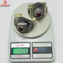 Load image into Gallery viewer, Boho Adjustable Carnelian Stones Cuff Bracelet