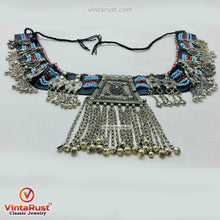 Load image into Gallery viewer, Vintage Kuchi Belt, Tribal Big Pendant and Coins