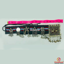 Load image into Gallery viewer, Kuchi Belly Belt With Big Pendant and Vintage Coins