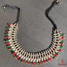 Load image into Gallery viewer, Vintage Metal Spikes Choker Necklace With Beads