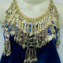 Load image into Gallery viewer, Oversized Necklace Embellished with Fish Motifs