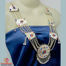 Load image into Gallery viewer, Handmade Gypsy Silver Kuchi Necklace
