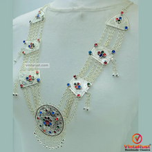 Load image into Gallery viewer, Handmade Gypsy Silver Kuchi Necklace
