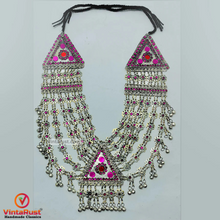 Load image into Gallery viewer, Bohemian Multilayers Necklace With Pink Glass Stones
