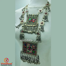 Load image into Gallery viewer, Handmade Silver Boho Multilayer Necklace