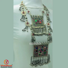 Load image into Gallery viewer, Handmade Silver Boho Multilayer Necklace