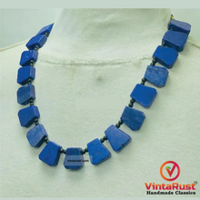 Load image into Gallery viewer, Natural Blue Lapis Lazuli Gemstone Necklace