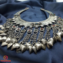 Load image into Gallery viewer, Vintage Tribal Kuchi Torque Choker Necklace