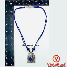 Load image into Gallery viewer, Lapis Lazuli Stone Beaded Light Weight Necklace