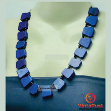 Load image into Gallery viewer, Natural Blue Lapis Lazuli Gemstone Necklace