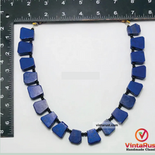 Load image into Gallery viewer, Natural Blue Lapis Lazuli Gemstone Necklace
