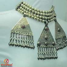 Load image into Gallery viewer, Silver Metal Beaded Chain Layered Necklace