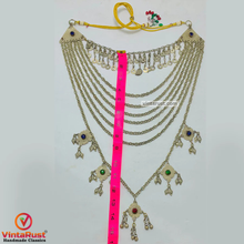 Load image into Gallery viewer, Handmade Layered Vintage Kuchi Necklace