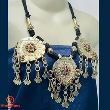Load image into Gallery viewer, Handmade Boho Tribal Necklace
