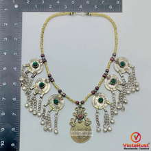 Load image into Gallery viewer, Vintage Turkmen Coin Pendant Necklace