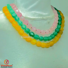 Load image into Gallery viewer, Multicolor Layered Stone Beaded Necklace