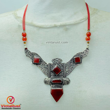 Load image into Gallery viewer, Nepalese Necklace With Triangular Patterned Pendant