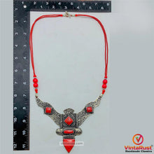 Load image into Gallery viewer, Red Tibetan Coral Gemstone Handmade Necklace