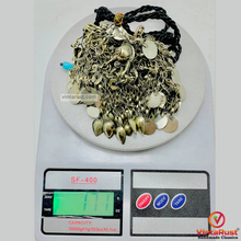 Load image into Gallery viewer, Silver Gypsy Kuchi Necklace With Vintage Coins