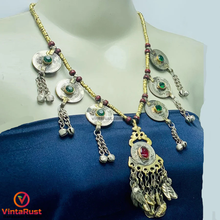 Load image into Gallery viewer, Handmade Ethnic Tribal Beaded Chain Necklace