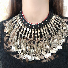Load image into Gallery viewer, Statement Long Dangling Tassels Necklace