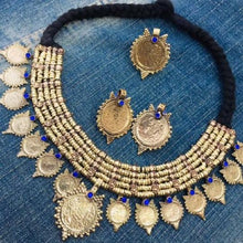 Load image into Gallery viewer, Vintage Tribal Coins Jewelry Set