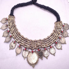 Load image into Gallery viewer, Vintage Tribal Coins Jewelry Set