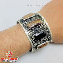 Load image into Gallery viewer, Handmade Boho Tribal Bracelet With Stones